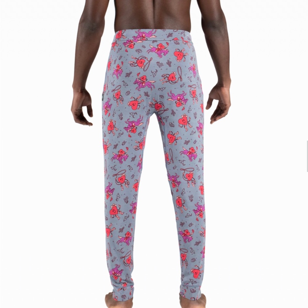 425. SUPER SOFT SAXX SNOOZE PANT… “I ❤️ COWBOYS UNISEX - Picture 4 of 6
